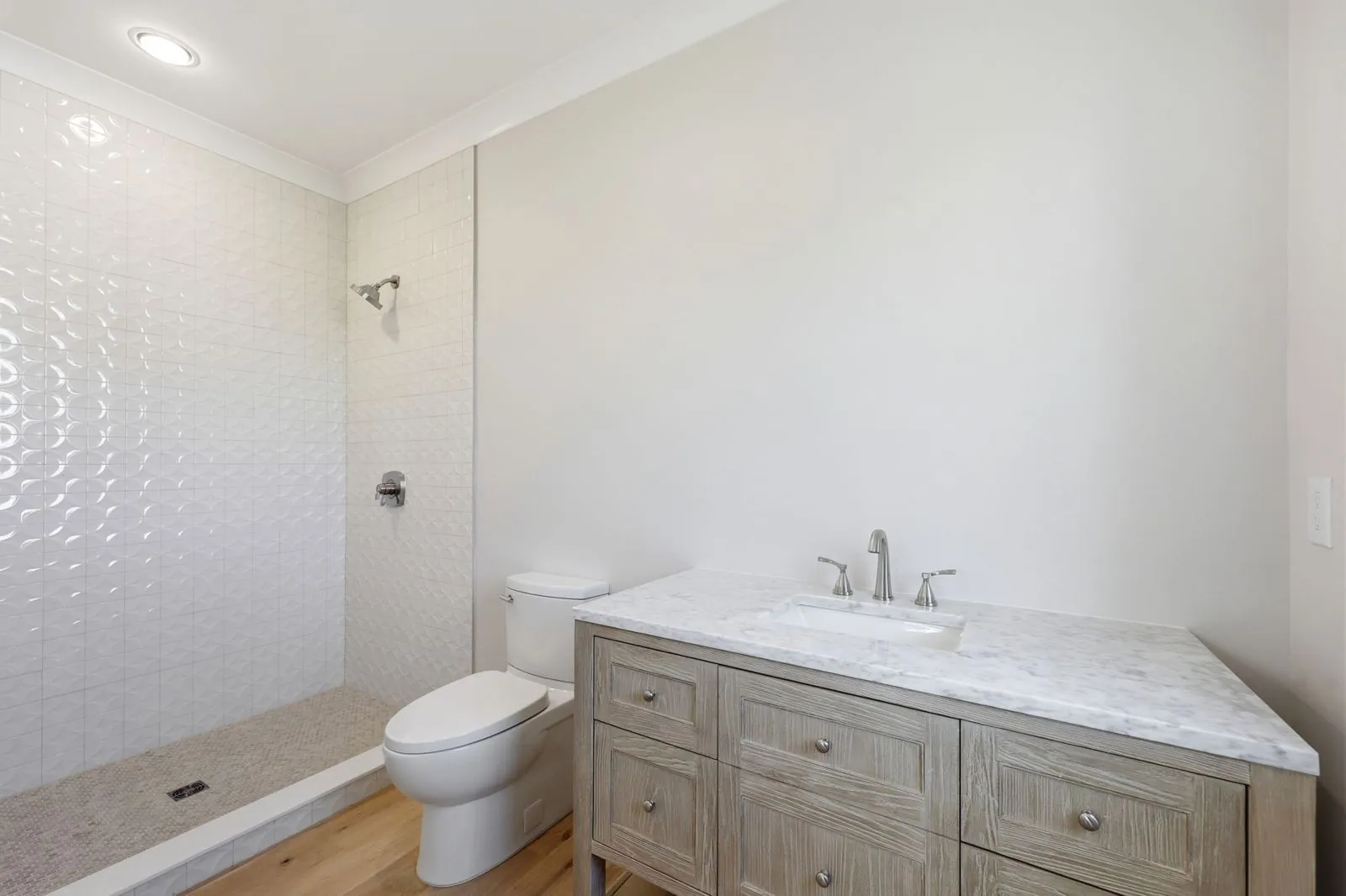 Bath with walk-in shower